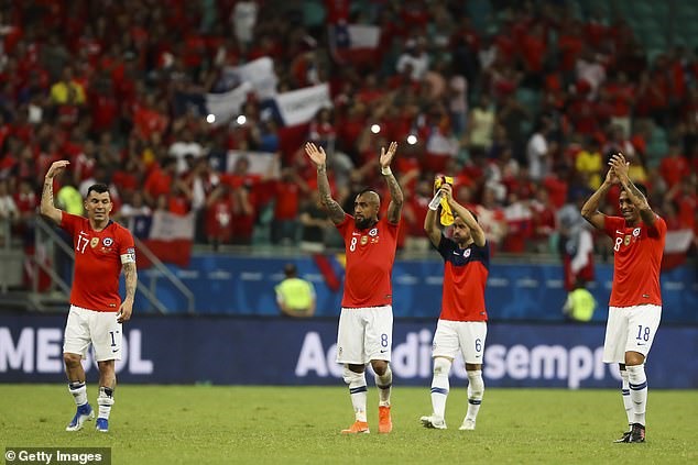 Chile đang là ứng viên sáng giá cho chức vô địch. Ảnh: Getty.