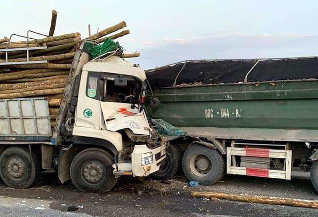 Hiện trường vụ tai nạn. Ảnh: nld.com.