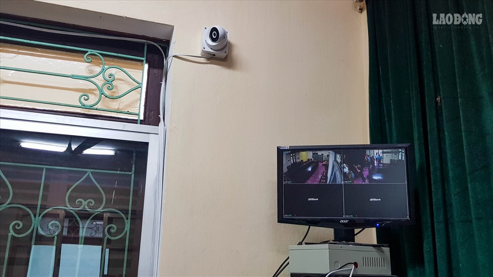 Phòng chứa đề thi, bài thi được lắp đặt hệ thống camera giám sát.