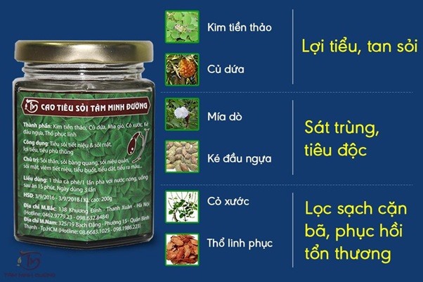 “Nghiền nát” sỏi bàng quang chỉ với một lọ Cao Tiêu Sỏi Tâm Minh Đường