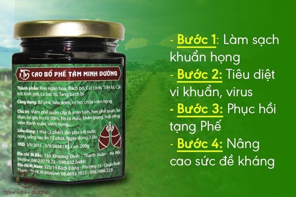 Chữa viêm họng mạn khỏi hoàn toàn nhờ Cao Bổ Phế Tâm Minh Đường