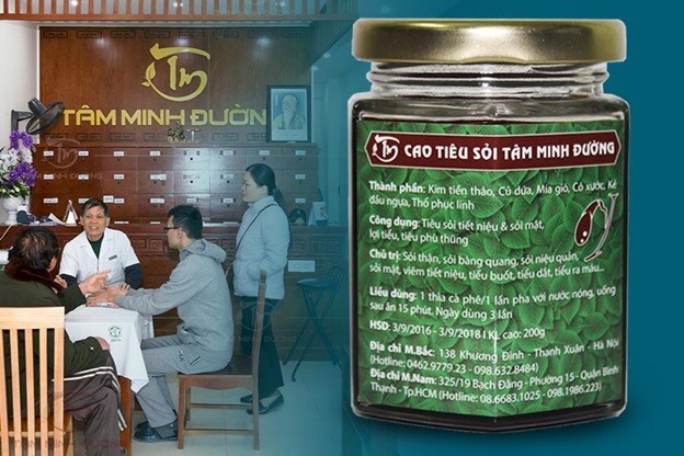 “Đập tan” sỏi thận nhờ sản phẩm Cao Tiêu Sỏi Tâm Minh Đường