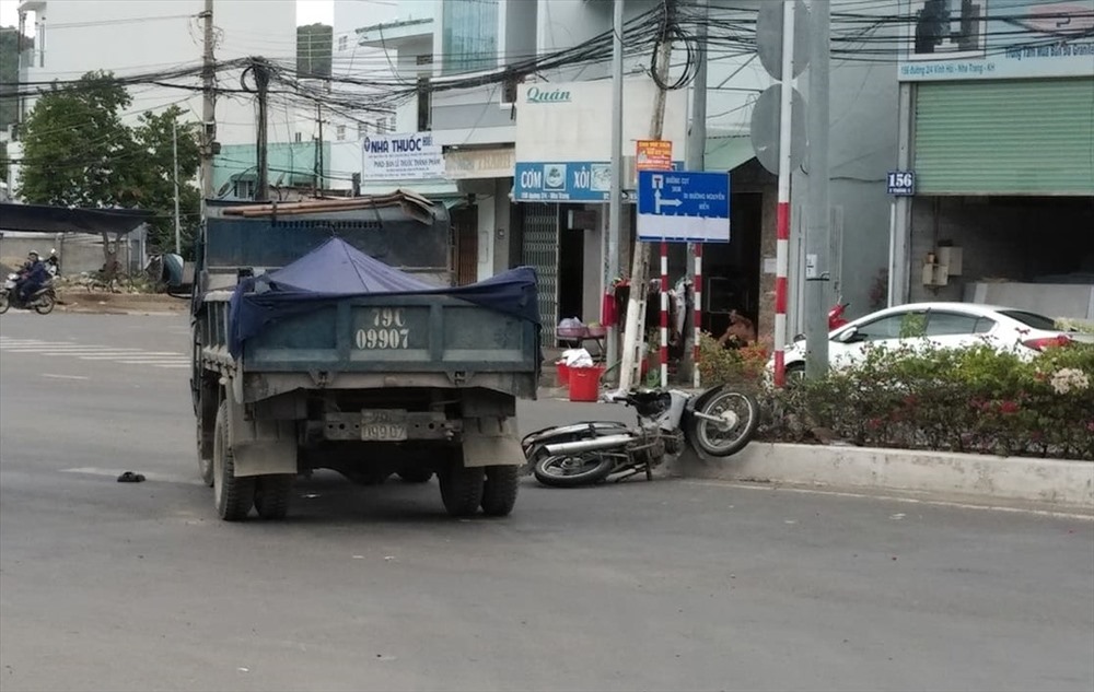Hiện trường vụ tai nạn. Ảnh: atgt.vn.