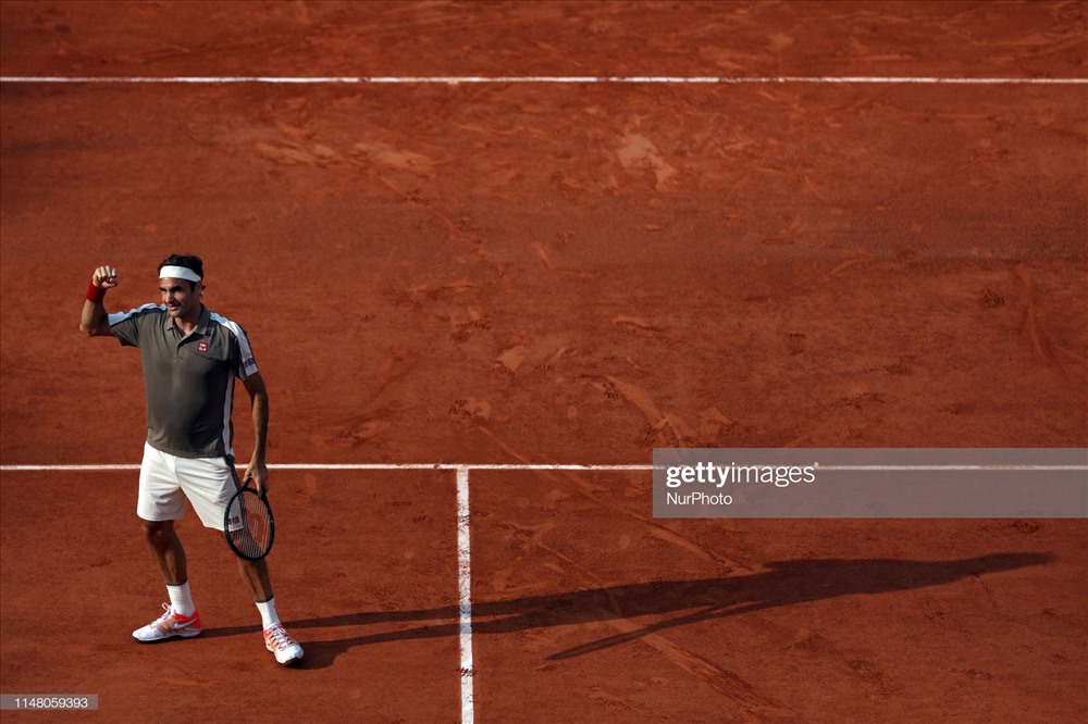 Federer luôn là người bản lĩnh hơn ở những điểm số quan trọng. Ảnh: Getty.