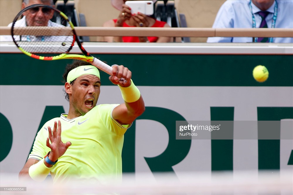 Nadal hủy diệt Nishikori bằng chiến thắng cách biệt. Ảnh: Getty.