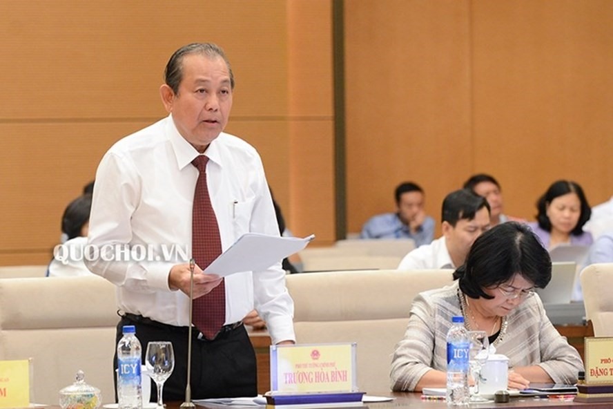 Phó Thủ tướng Thường trực Trương Hoà Bình. Ảnh: Quochoi.vn