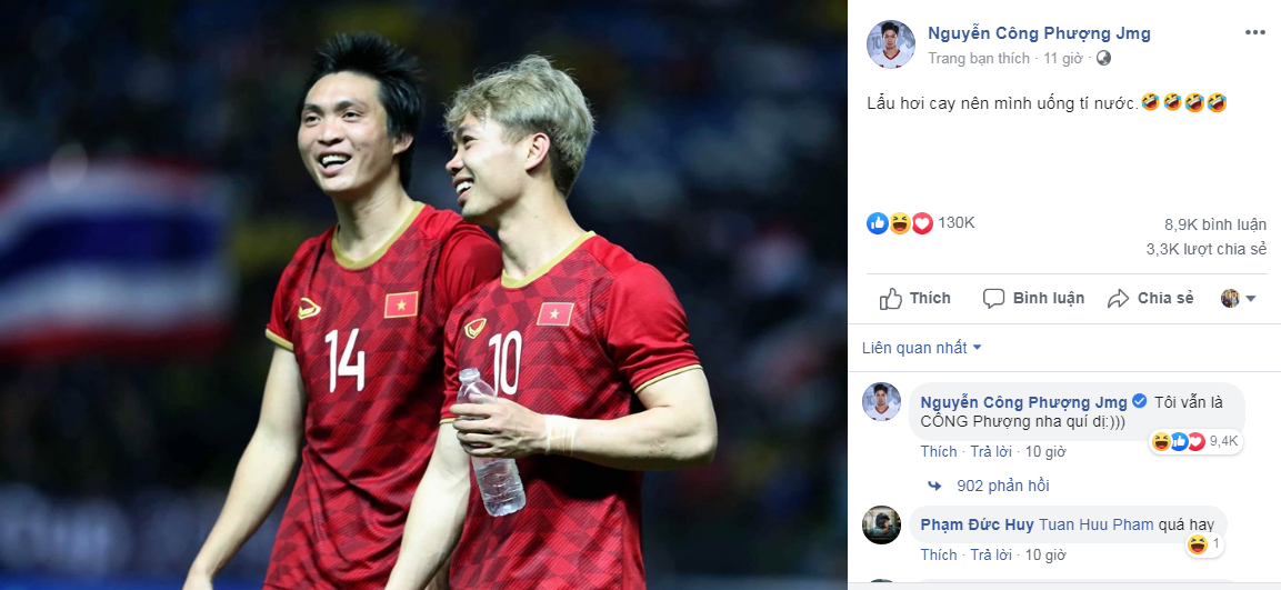 Nhưng rồi sau đó, chiến thắng 1-0 là món quà xứng đáng với Công Phượng cũng như ĐT Việt Nam. Ảnh chụp màn hình