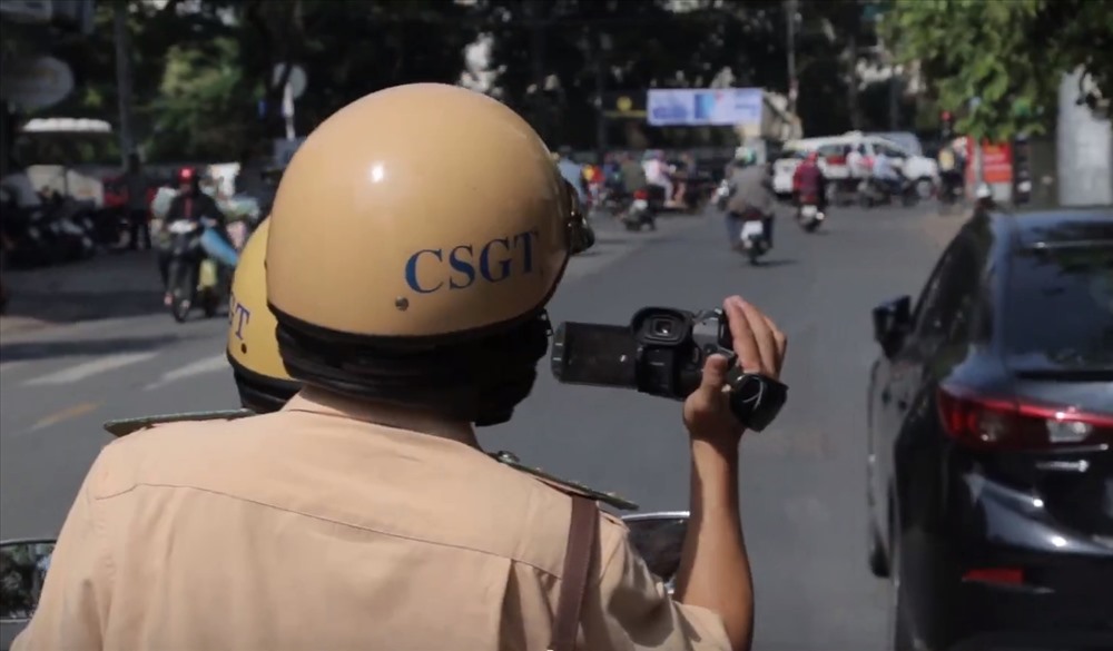 CSGT TP HCM mở rộng phạt nguội từ 1.6.2019 trên toàn thành phố. Ảnh: Tuổi trẻ thủ đô.