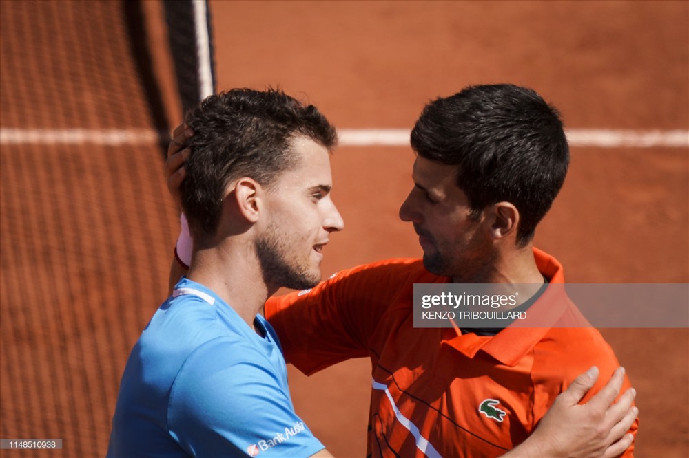 Thiem vào chung kết để đối đầu Nadal. Ảnh: Getty.