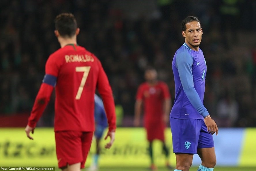 Van Dijk sẽ lại có cuộc “giáp mặt” cùng Ronaldo. Ảnh: BPI.