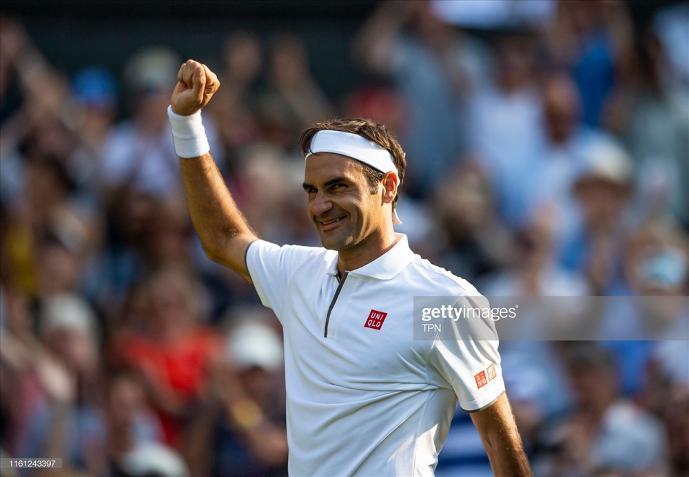 Tuổi tác chỉ là vấn đề con số với Federer. Ảnh: Getty.