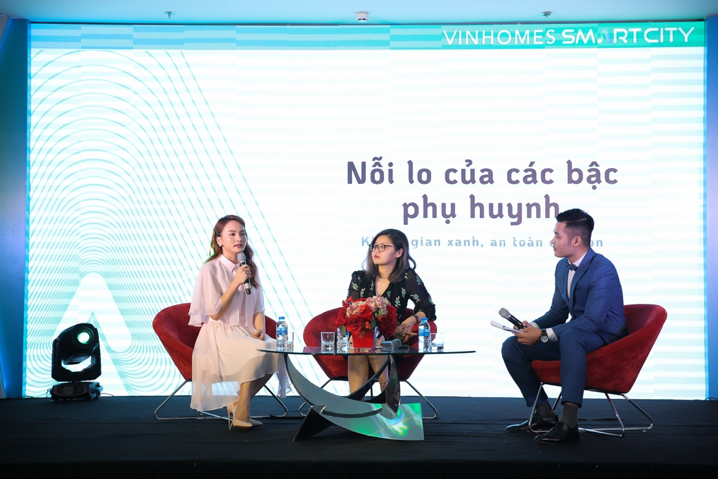 Bảo Thanh chia sẻ với các gia đình trẻ về những nỗi lo lắng của mình dành cho con