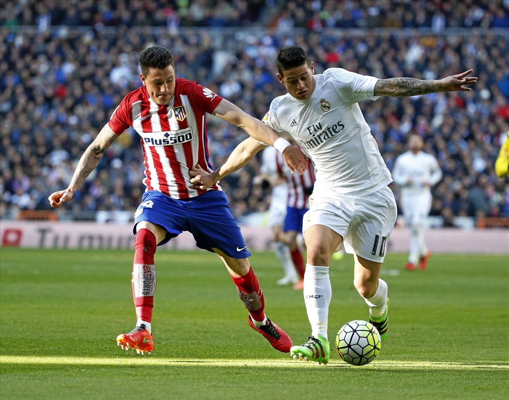 James sẽ chuyển sang khoác áo Atletico Madrid. Ảnh: Marca.