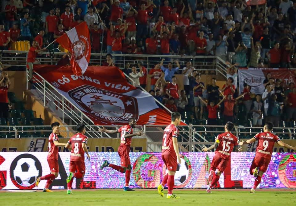 CLB TP.HCM của ông Chung đã vô địch lượt đi V.League 2019 và hiện đang dần đầu BXH sau vòng đấu thứ 15. Ảnh: CLB TP.HCM