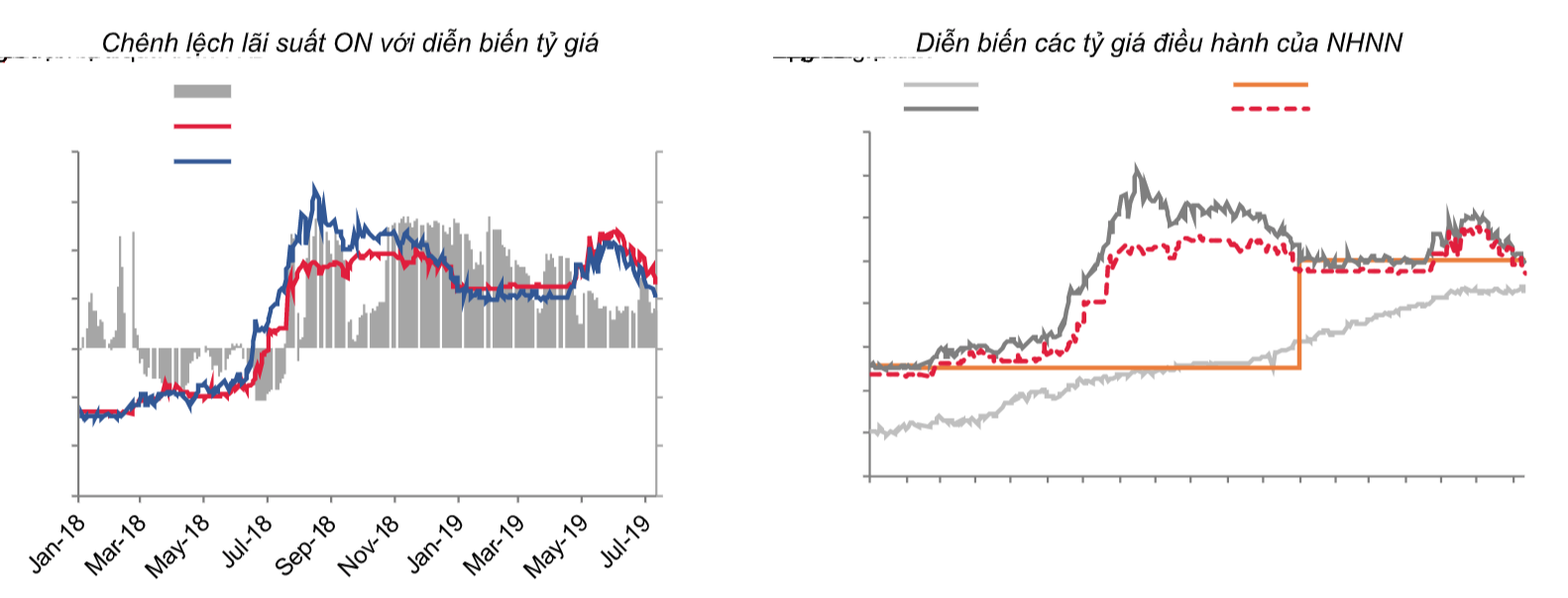Diễn biến tỉ giá từ đầu năm đến nay. Ảnh SSI