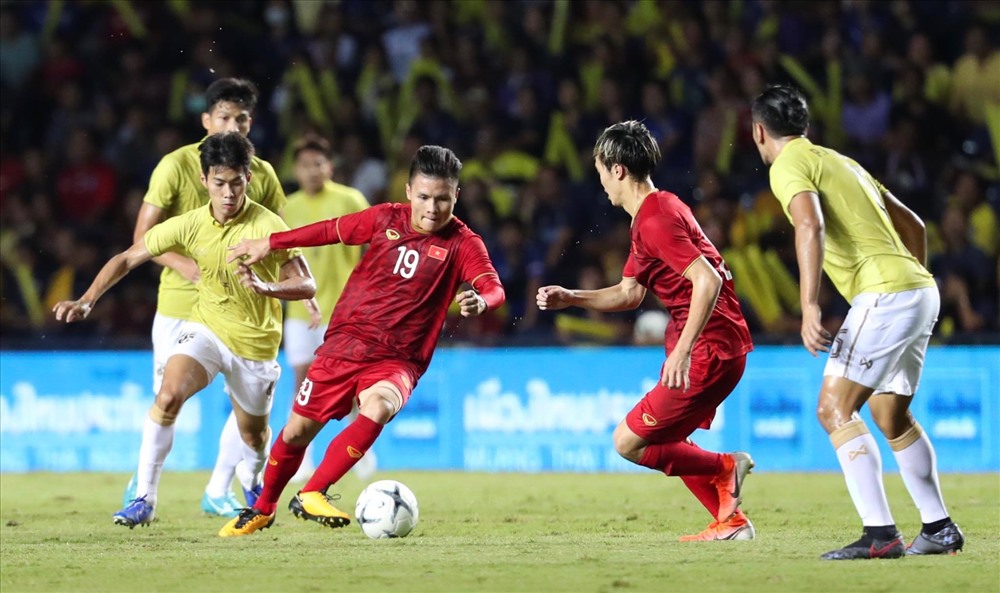 ĐT Việt Nam sẽ chạm trán ĐT Thái Lan ở vòng loại World Cup 2020 là điều hoàn toàn có thể xảy ra. Ảnh: Đ.Đ
