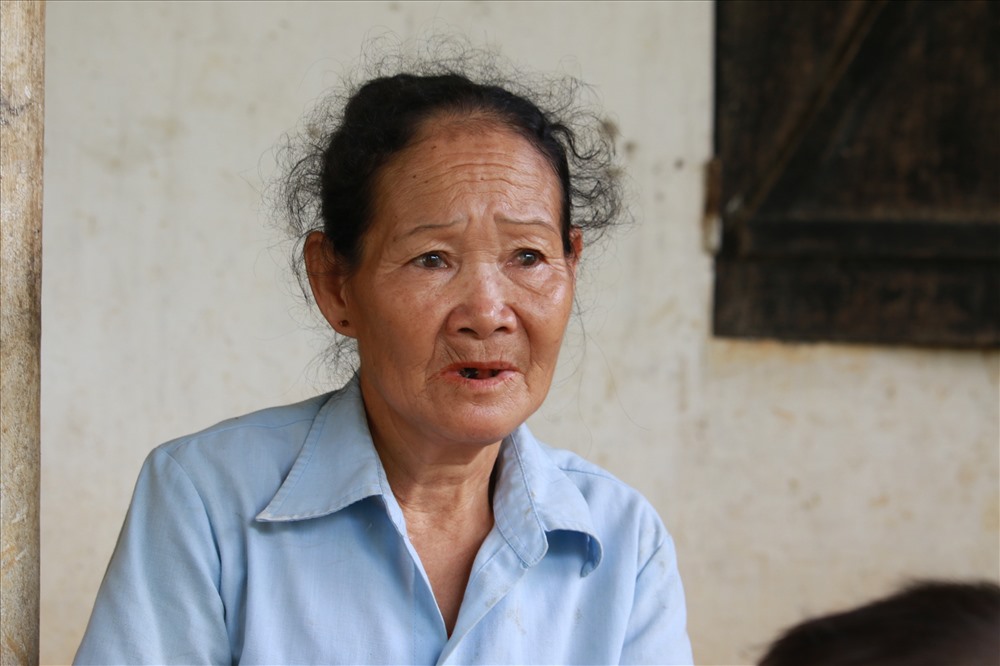 Bà Trước thông tin sự việc với PV.