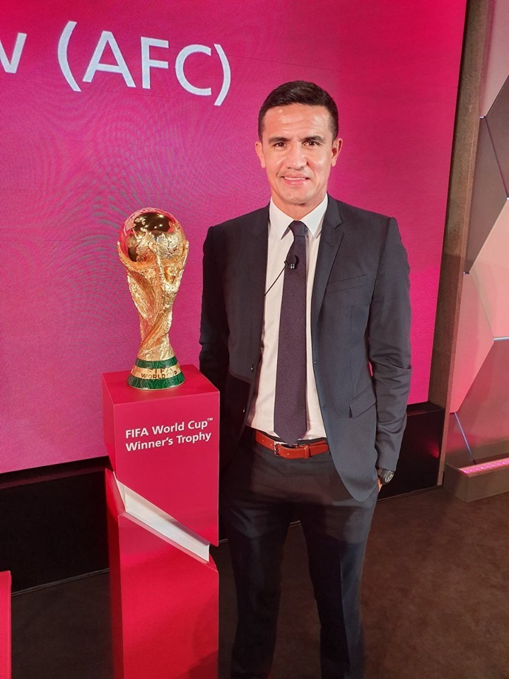 Huyền thoại bóng đá Châu Á Tim Cahill là người đã bốc thăm. Ảnh: AFC