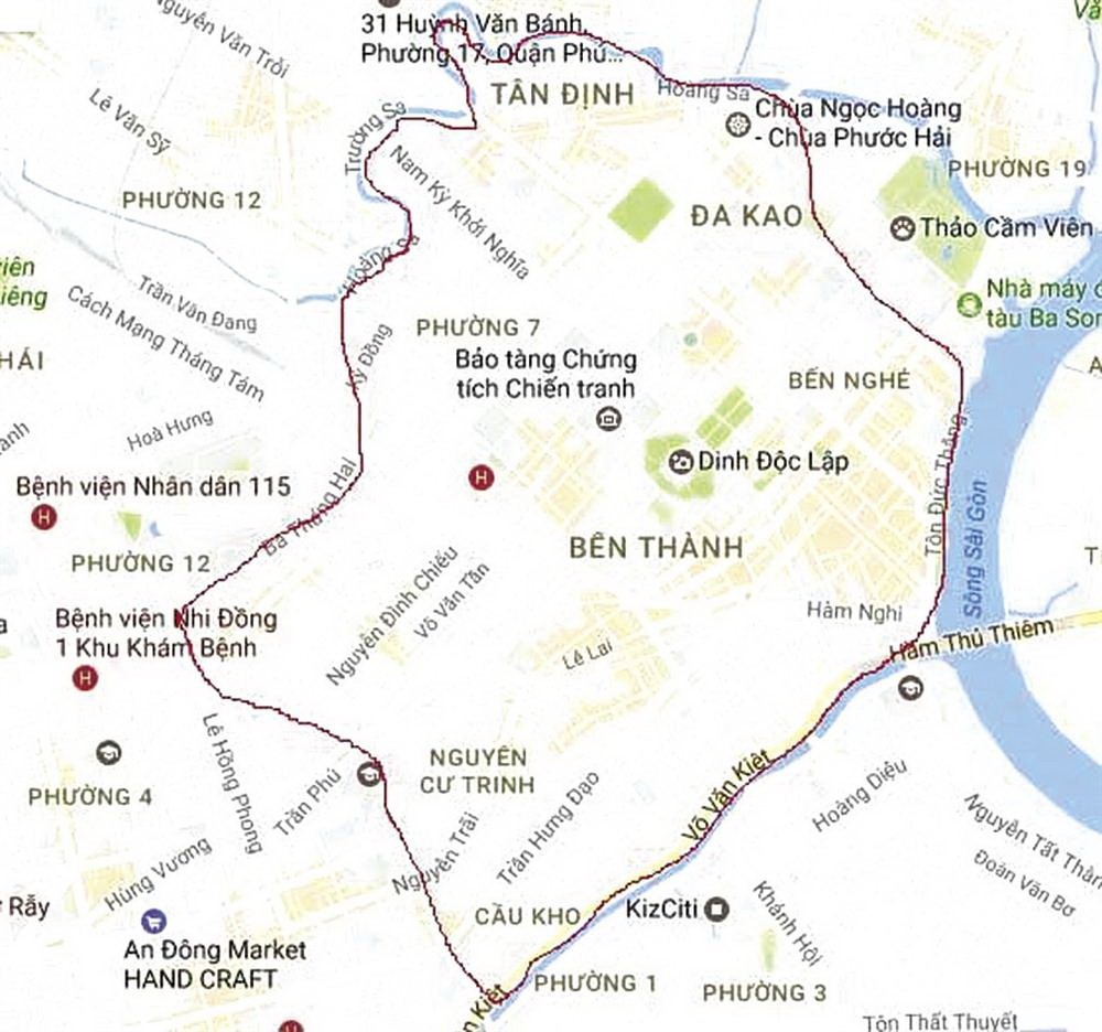 Sơ đồ lắp hàng chục trạm thu phí ô tô vào trung tâm. Ảnh: ST