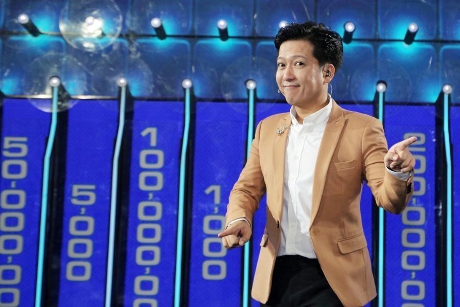 Trường Giang dẫn chương trình với tiền thưởng kỷ lục 6 tỷ đồng. Ảnh: ST