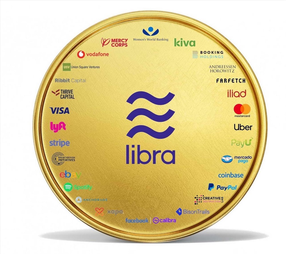 28 tổ chức sắp trở thành sáng lập viên của hiệp hội Libra. Ảnh FB