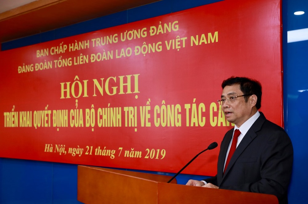 Đồng chí Phạm Minh Chính phát biểu tại Hội nghị. Ảnh: Hải Nguyễn