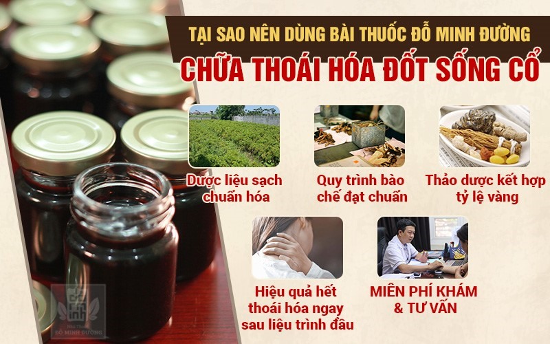 Ưu điểm chỉ có ở bài thuốc Nam đặc trị thoái hóa cột sống cổ dòng họ Đỗ Minh