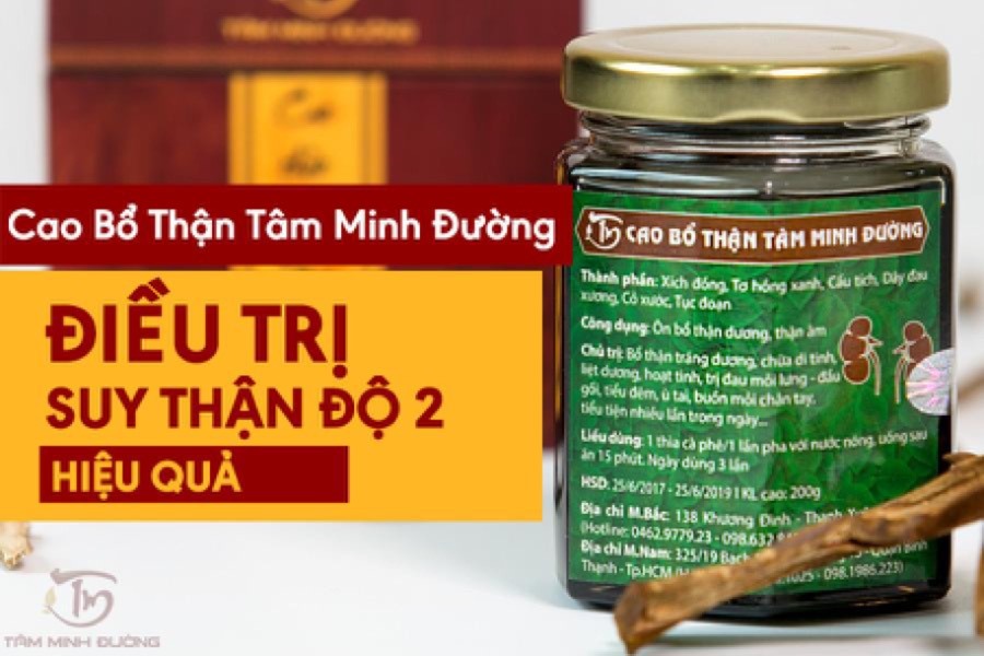 Cao Bổ Thận Tâm Minh Đường đặc trị suy thận độ 2