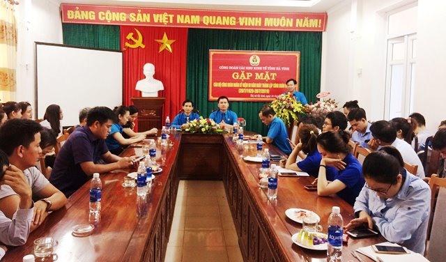 Công đoàn các KKT tỉnh tổ chức gặp mặt. Ảnh: ĐT
