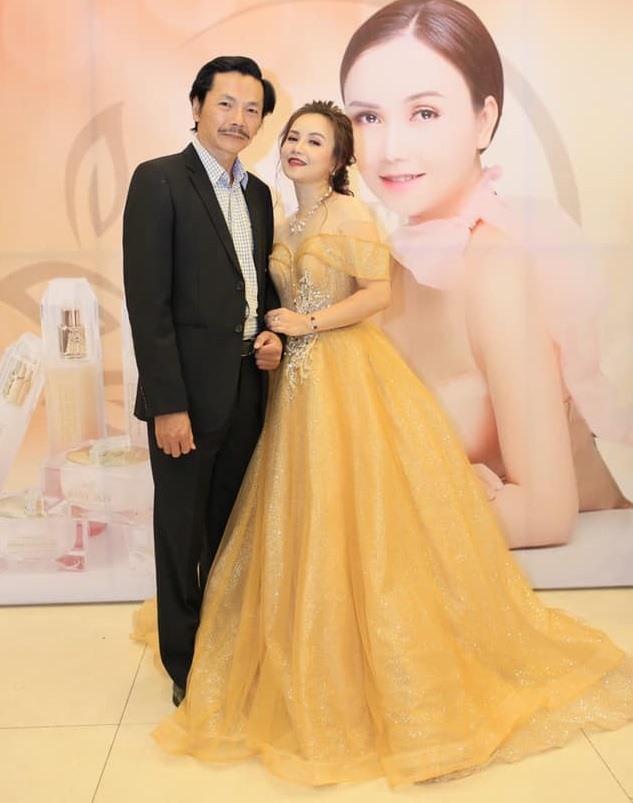 Diễn viên Đào Hoàng Yến và NSƯT Trung Anh. Ảnh: FBNV