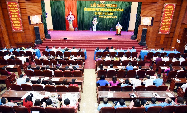 Toàn cảnh buổi lễ.