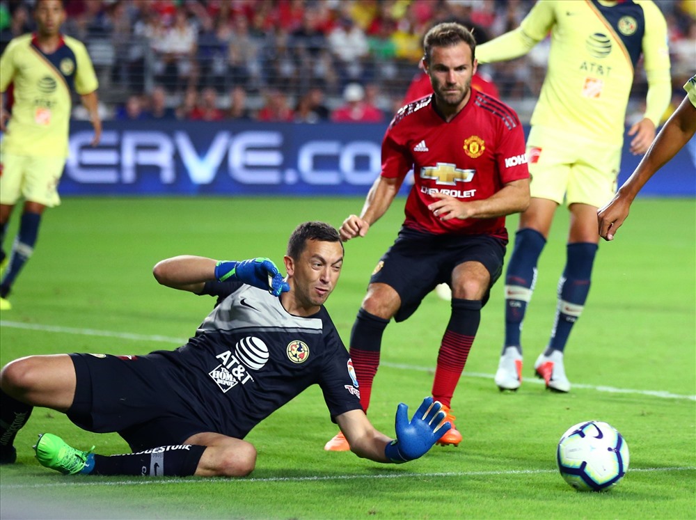 Trận hòa 0-0 của M.U trước Club America. Ảnh: The Independent.