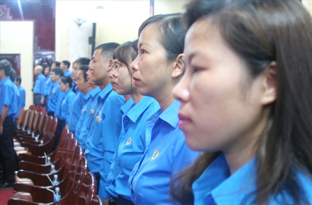 Đội ngũ CBCĐ ngày cang được tôi luyện, bản lĩnh xứng đáng là những thủ lĩnh của công nhân, đồng hành sát cánh cùng người lao động. Ảnh: P.L