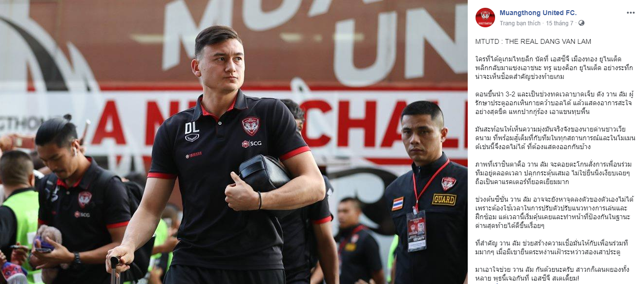 Ảnh: Muangthong United.