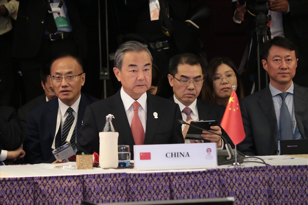 Ngoại trưởng Trung Quốc Vương Nghị. Ảnh: asean2019.go.th.