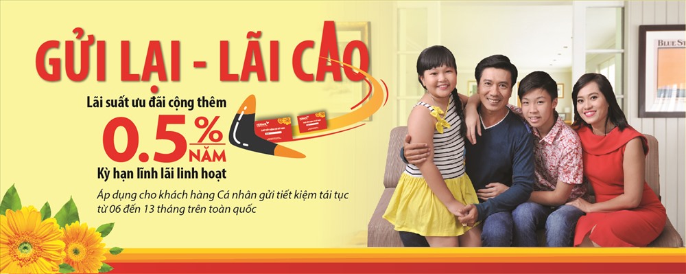 HDBank đã triển khai chương trình “Gửi lại- Lãi cao”, tặng ngay mức lãi suất cộng thêm tối đa lên đến 0,5%/năm.