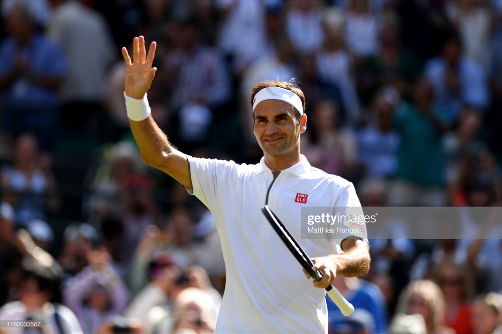 Federer tốc hành vào vòng 3. Ảnh: Getty.