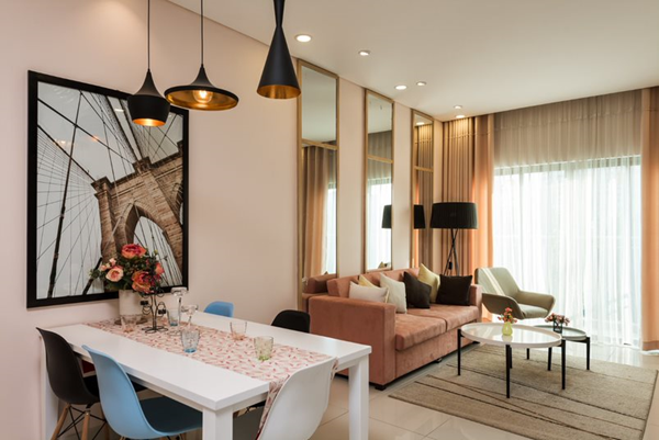 Tiềm năng tăng giá căn hộ tại Gamuda Garden rất lớn còn nhờ thiết kế hiện đại bên trong mỗi căn hộ.