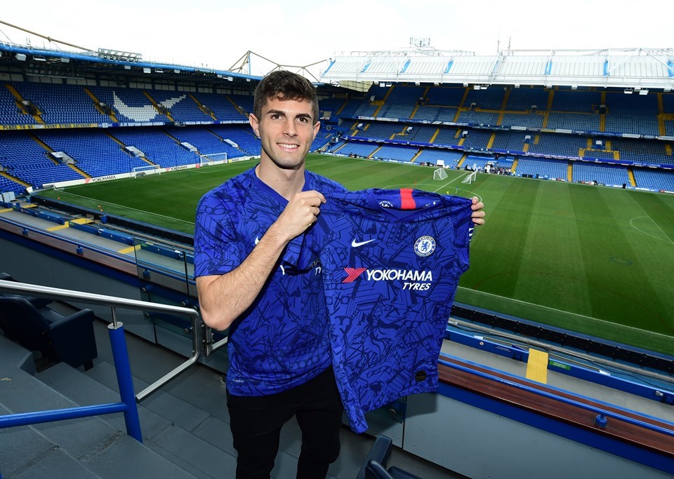 Pulisic sẽ thừa kế vị trí của Hazard. Ảnh: Chelsea FC