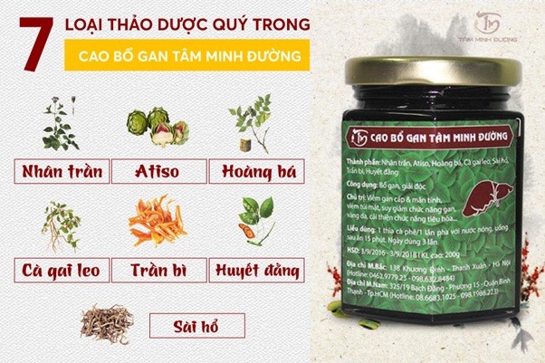 Cao Bổ Gan Tâm Minh Đường giúp đánh bay viêm gan cấp tận gốc