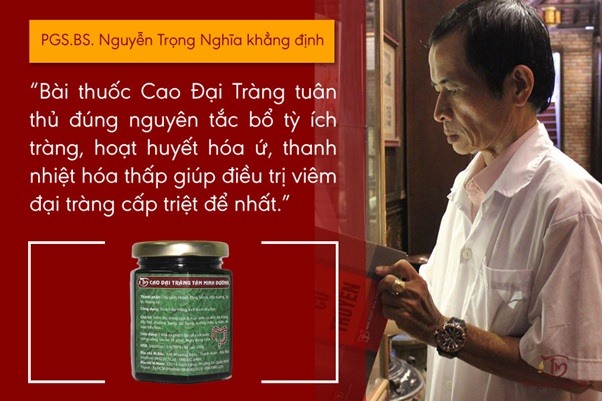 Dứt điểm viêm đại tràng cấp và mãn tính nhờ Cao Đại Tràng cấp và mãn tính