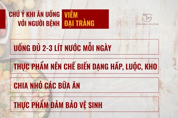 Một số vấn đề cần chú ý trong chế độ ăn uống của bệnh nhân