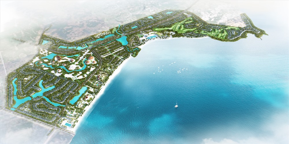 Quần thể du lịch nghỉ dưỡng sinh thái FLC Quảng Ngãi. Ảnh: FLC