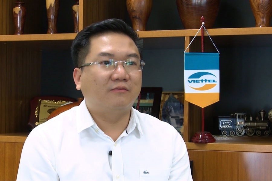 Ông Nguyễn Ngọc Linh - Phó Tổng GĐ TCty Giải pháp DN Viettel. Ảnh: TUẤN ANH