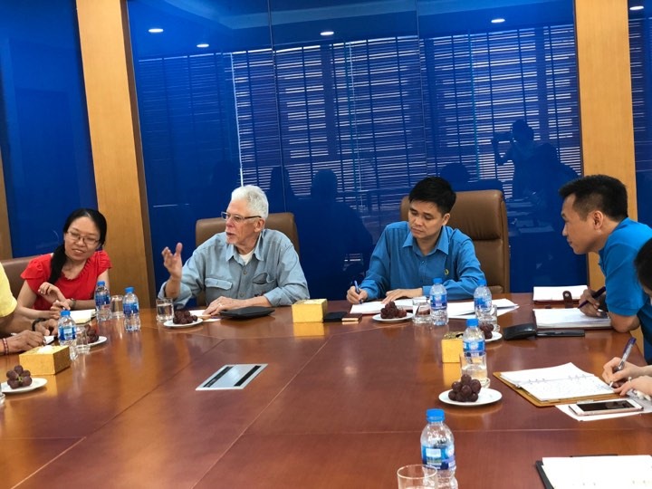 Quang cảnh buổi làm việc. Ảnh: Đ.P