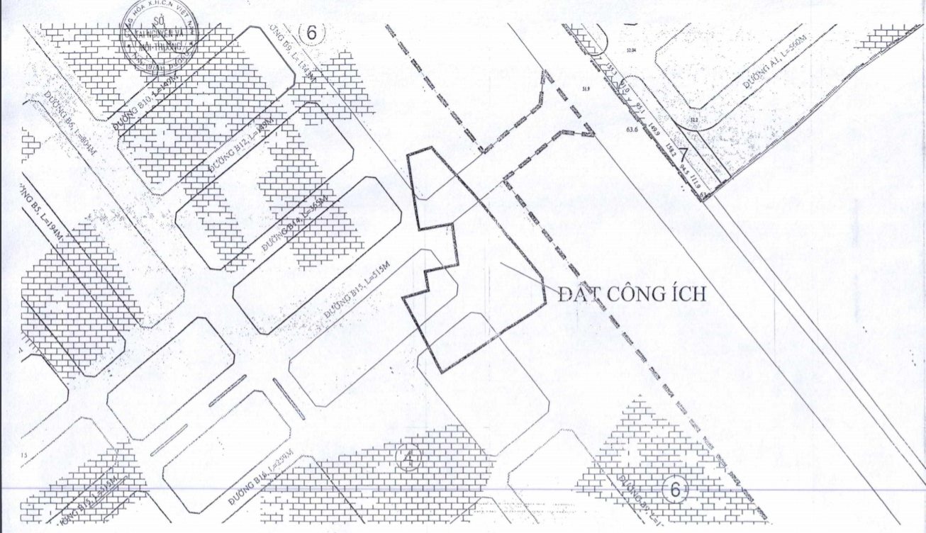 Phần đất công ích bị phân lô, xây dựng trái phép.
