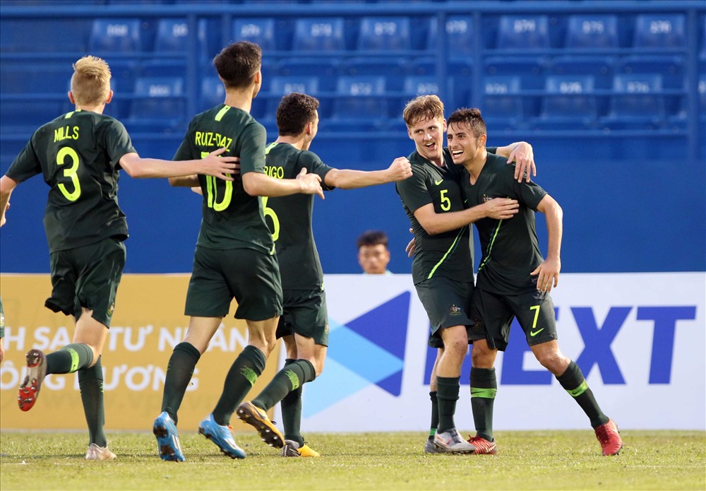 U18 Australia quá mạnh so với phần còn lại của bảng đấu khi giành 3 chiến thắng liên tiếp. Ảnh: Hữu Phạm