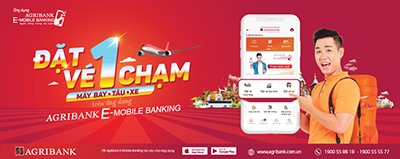 Ứng dụng ngân hàng của Agribank tích hợp tính năng Đặt vé máy bay – tàu - xe