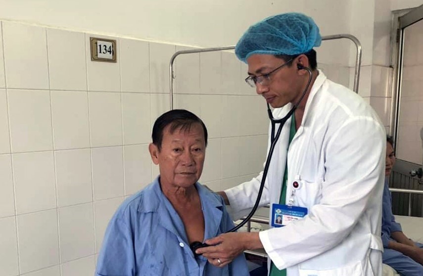 Bệnh nhân Tăng Phước Đảm. Ảnh: P.V
