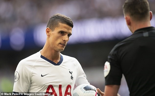 Eric Lamela. Ảnh: PA.